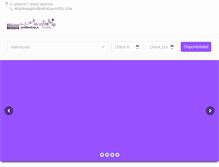 Tablet Screenshot of duermevelahostel.com